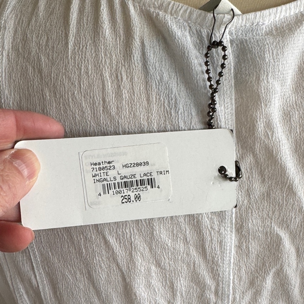 Bordeaux White Maxi Dress with Ruffle Sleeves - Picture 13 of 15